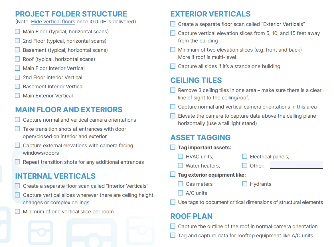 Advanced Capture Requirements